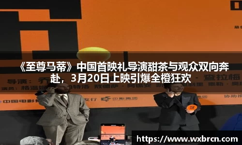 壹号娱乐 《至尊马蒂》中国首映礼导演甜茶与观众双向奔赴，3月20日上映引爆全橙狂欢